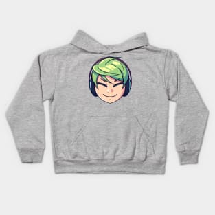 Headphone Boy Kids Hoodie